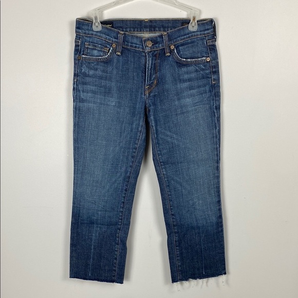 Citizens of Humanity Kelly Stretch Low Waist Cropped Jeans - Picture 1 of 12
